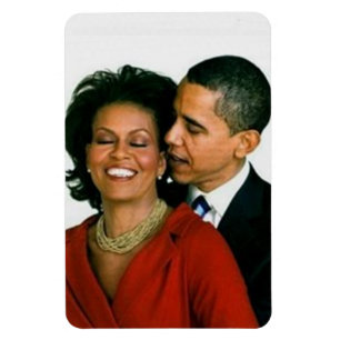 MAGNET FLEXIBLE M. & MRS. OBAMA