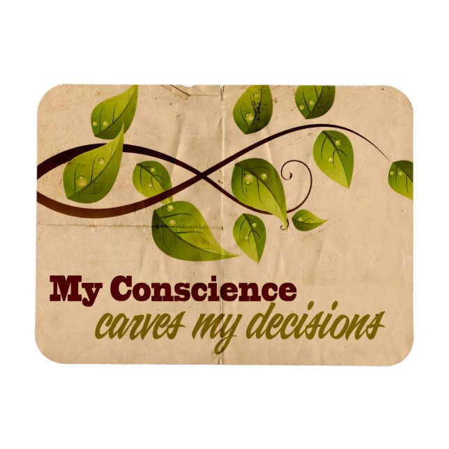 Magnet Flexible "Ma conscience" Motivation Affirmation Flexible (Horizontal)