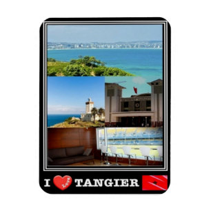 Magnet Flexible MA Marocco - Tangier -  I Love Mosaic -