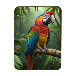 Magnet Flexible Macaw Parrot