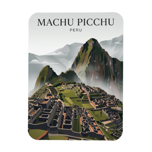 Magnet Flexible Machu Picchu Pérou (Vertical)