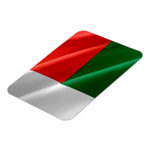 Magnet Flexible Madagascar - Drapeau d'agitation -