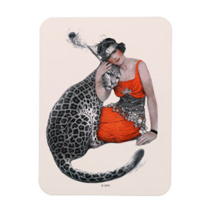 Magnet Flexible Madame et léopard