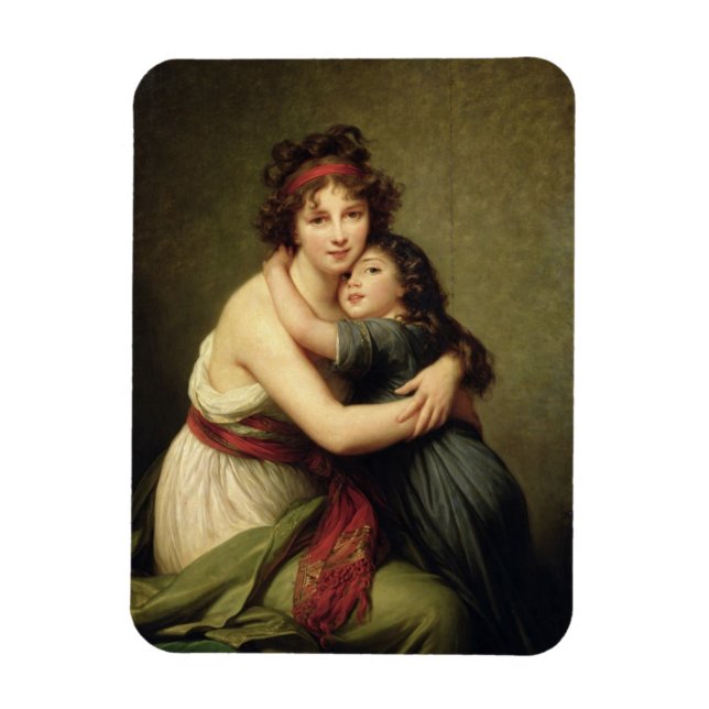 Magnet Flexible Madame Vigee-Lebrun et sa fille (Vertical)