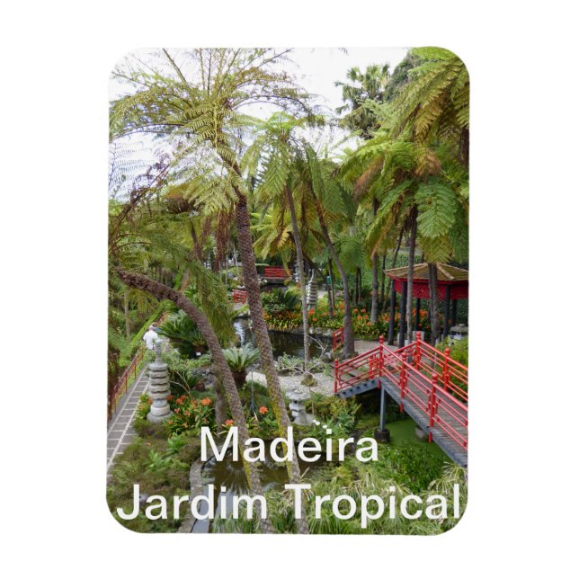 Magnet Flexible Madère - Jardim Tropical (Vertical)