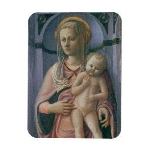 Magnet Flexible Madonna et enfant (tempera sur le panneau)