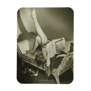 Magnet Flexible Magazine de lecture de femme