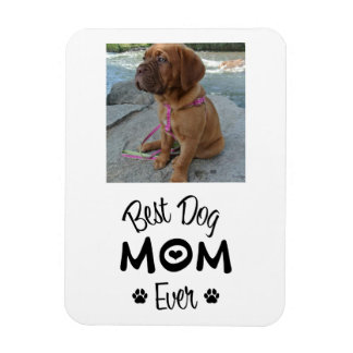 Magnet Flexible Magazine photo moderne Best Dog Mom 1
