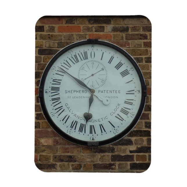 Magnet Flexible Magnat de l'horloge galvanomagnétique 3"x4" (Vertical)