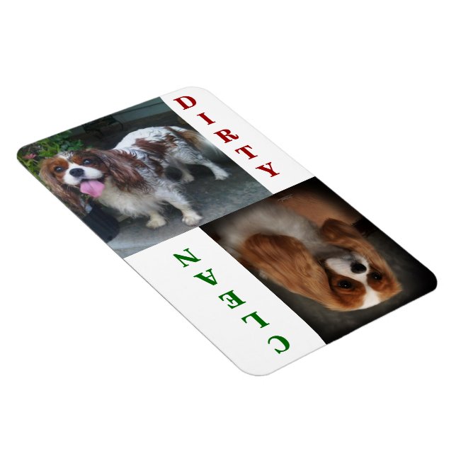 Magnet Flexible Magnat du lave-vaisselle Cavalier King Charles Sca (Côté Droit)
