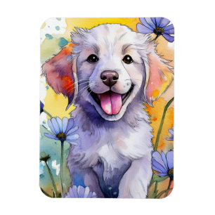 Magnet Flexible Magnat photo pour marionnettes Golden Retriever