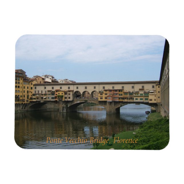 Magnet Flexible Magnet—Ponte Vecchio Bridge (Horizontal)