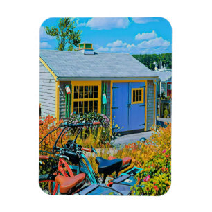 Magnet Flexible Magnifique peinture cycliste