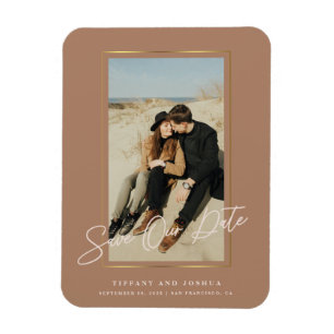 Magnet Flexible Magnifique photo Save The Date aimant photo flexib