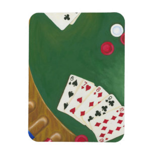 Magnet Flexible Main de poker de gain six à Dix