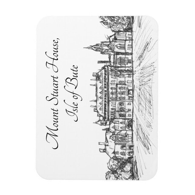 Magnet Flexible Maison du Mont Stuart, île de Bute- (Vertical)