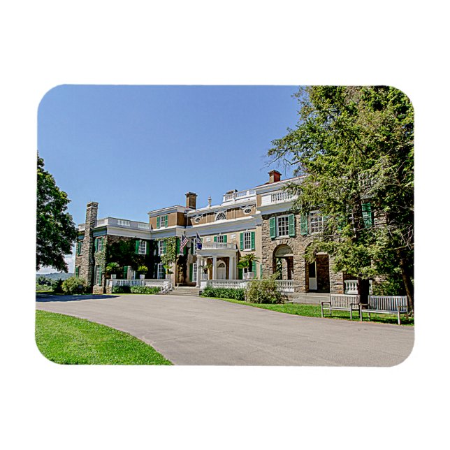 Magnet Flexible Maison du président Franklin D. Roosevelt (Horizontal)