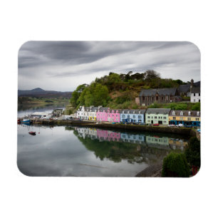 Magnet Flexible Maisons colorées dans Portree, Skye