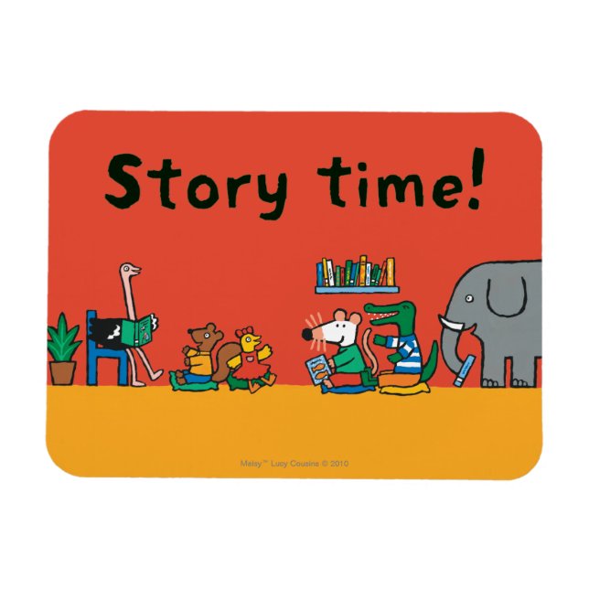 Magnet Flexible Maisy et amis lisent ensemble (Horizontal)