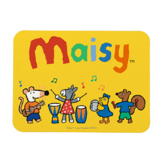 Magnet Flexible Maisy et les amis jouent dans la bande