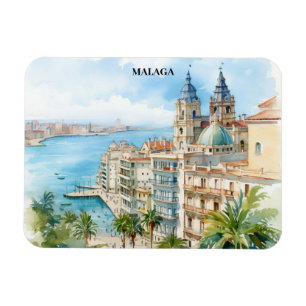 Magnet Flexible Malaga Andalousie Espagne Voyage