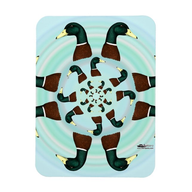 Magnet Flexible Mallards Galore ! (Vertical)