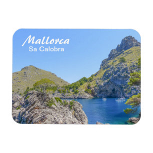 Magnet Flexible Mallorca Espagne Sa Calobra Bay Souvenir de voyage