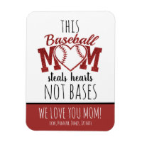 Maman de baseball personnalisée