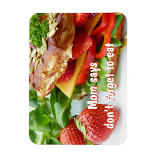 Magnet Flexible Maman dit de ne pas oublier de manger