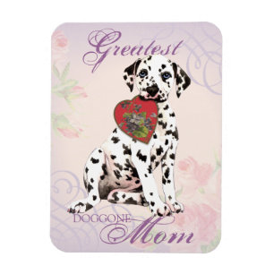 Magnet Flexible Maman du coeur dalmate