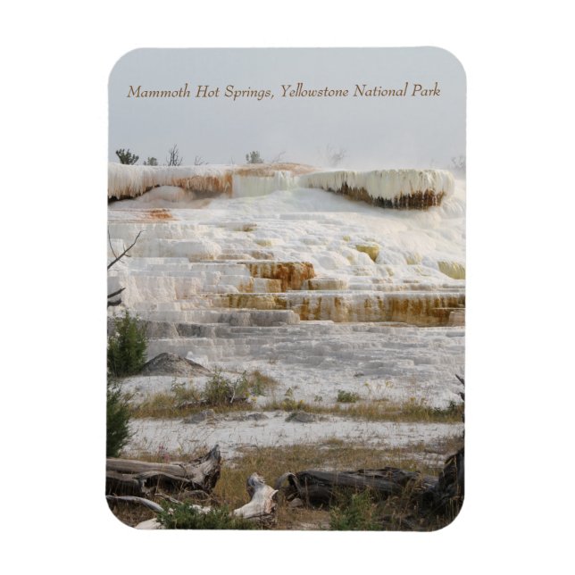 Magnet Flexible Mammoth Hot Springs, parc national Yellowstone (Vertical)