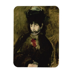 Magnet Flexible Manet   Berthe Morisot portant un voile, 1872