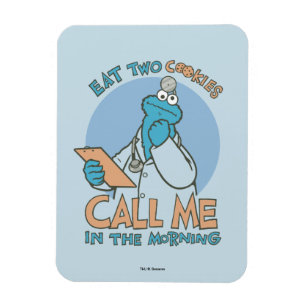 Magnet Flexible Mangez Deux Biscuits, Appelez-Moi le Matin