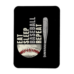 Magnet Flexible Mangez Sleep Baseball Répéter Funny Baseball Playe