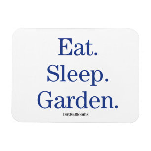 Magnet Flexible Mangez. Sommeil. Jardin