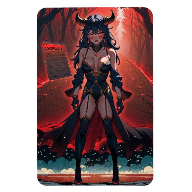 Magnet Flexible Manifestation avec contact à Crossroads, Anime Dem (Vertical)