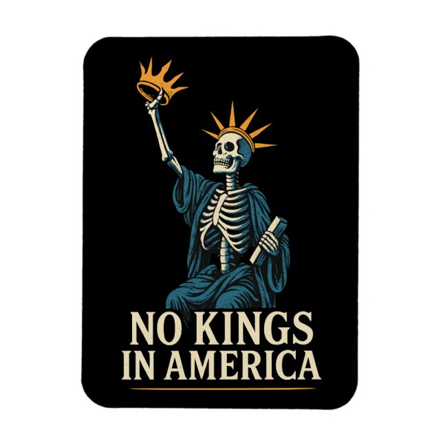 Magnet Flexible Manifeste No Kings in America (Vertical)