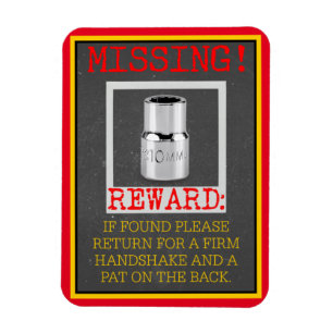 MAGNET FLEXIBLE MANQUANT ! SOCKET 10 MM