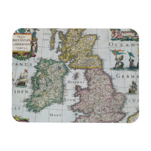 Magnet Flexible Map of Britain 1631