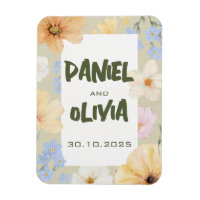Mariage d'illustration florale aquarelle