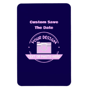 Magnet Flexible Mariage Enregistrer la date Magnet, Photo Fridge p