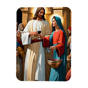 Magnet Flexible Mariage Jésus-Christ à Cana