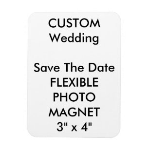 Magnet Flexible Mariage Personnalisé Enregistrer La Date Photo Fri
