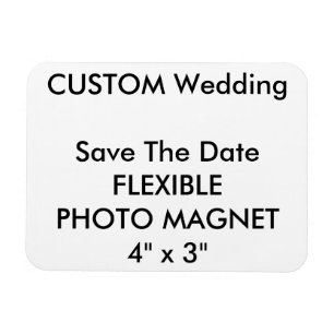 Magnet Flexible Mariage Personnalisé Enregistrer La Date Photo Fri