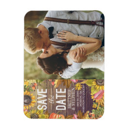 Magnet Flexible Mariage Photo Enregistrer La Date Feuille Maple Ci