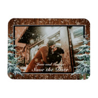 Mariage photo Snowy Wood & Forest Country Pine