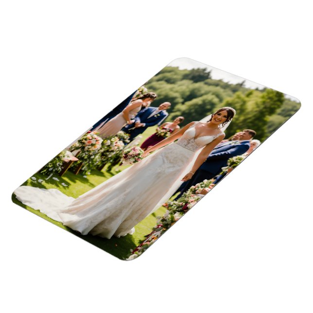 Magnet Flexible #MariageHeureDoréePhotoMagnetiqueFlexible (Côté Gauche)