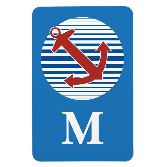 Magnet Flexible Marqueur cabine de croisière d'ancre nautique Mono (Vertical)