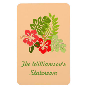 Magnet Flexible Marqueur de la porte d'état Hibiscus