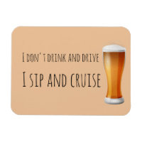 Marqueur de porte de bière Sip and Cruise drôle